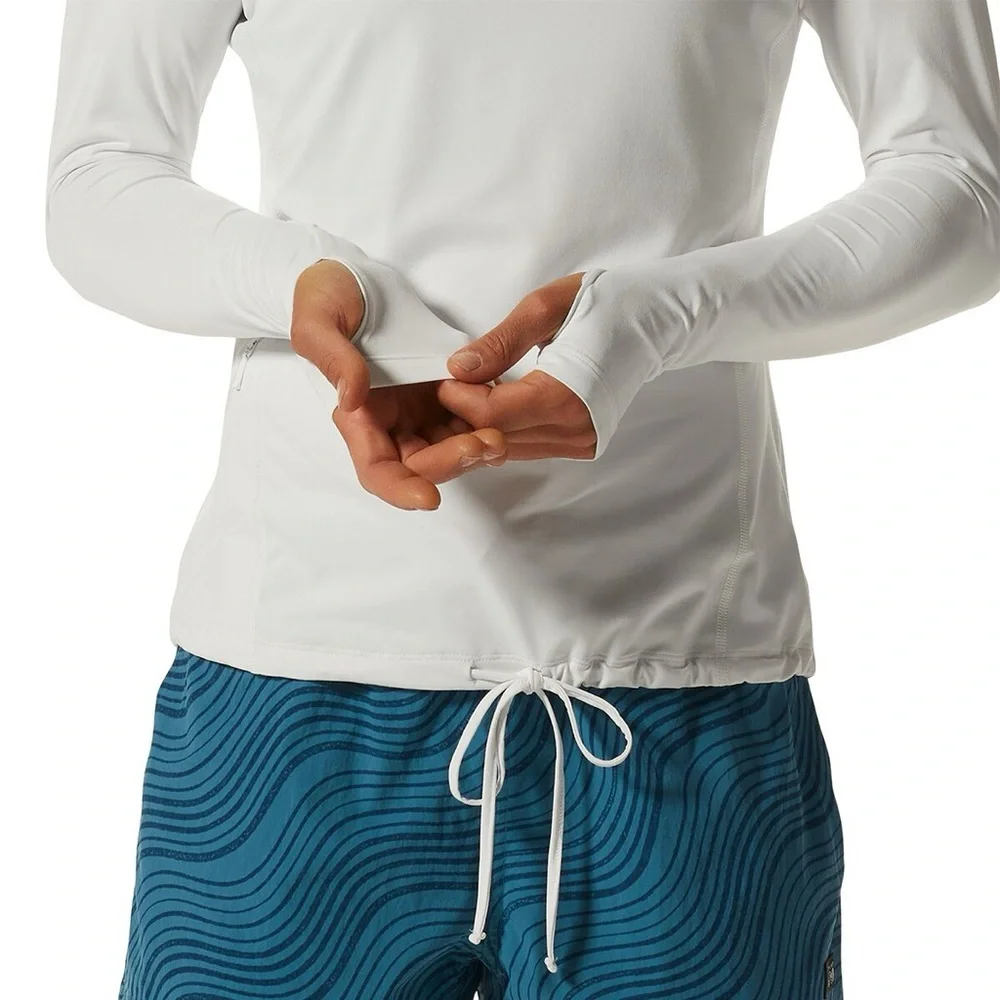 Mountain Hardwear Crater Lake long sleeve lightweight hoodie/sun shirt - Picture 8 of 11